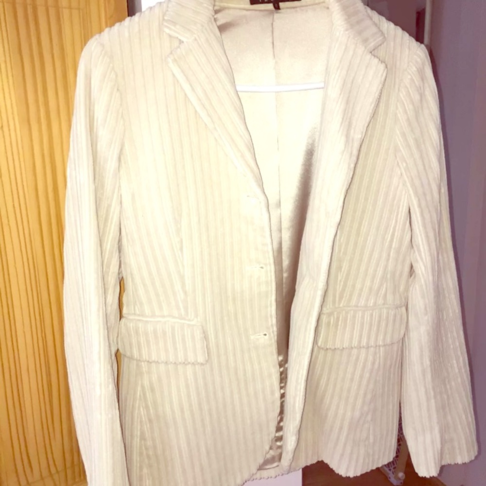 Women's THEORY Beige Corduroy Blazer